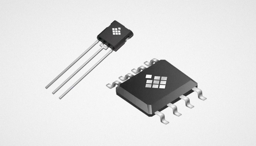 Two different types of linear Hell-effect sensors made by TDK