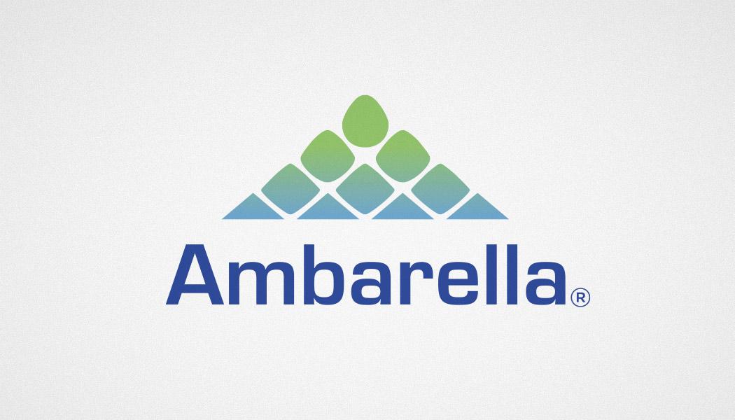 Ambarella logo on a light gray background