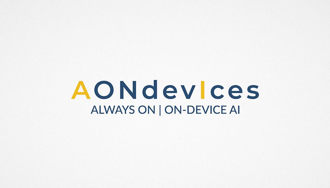 AON Devices logo on a light gray background